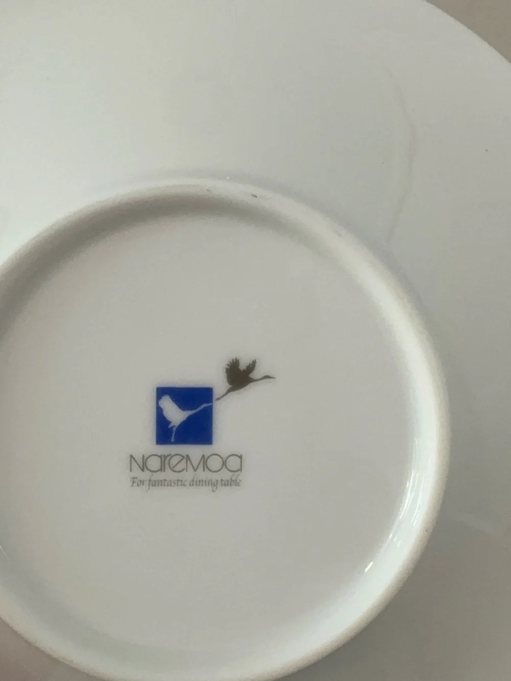 Naremoa Studio Collection White Porcelain Lily Coffee Cup Saucer Set Boxed 4pc